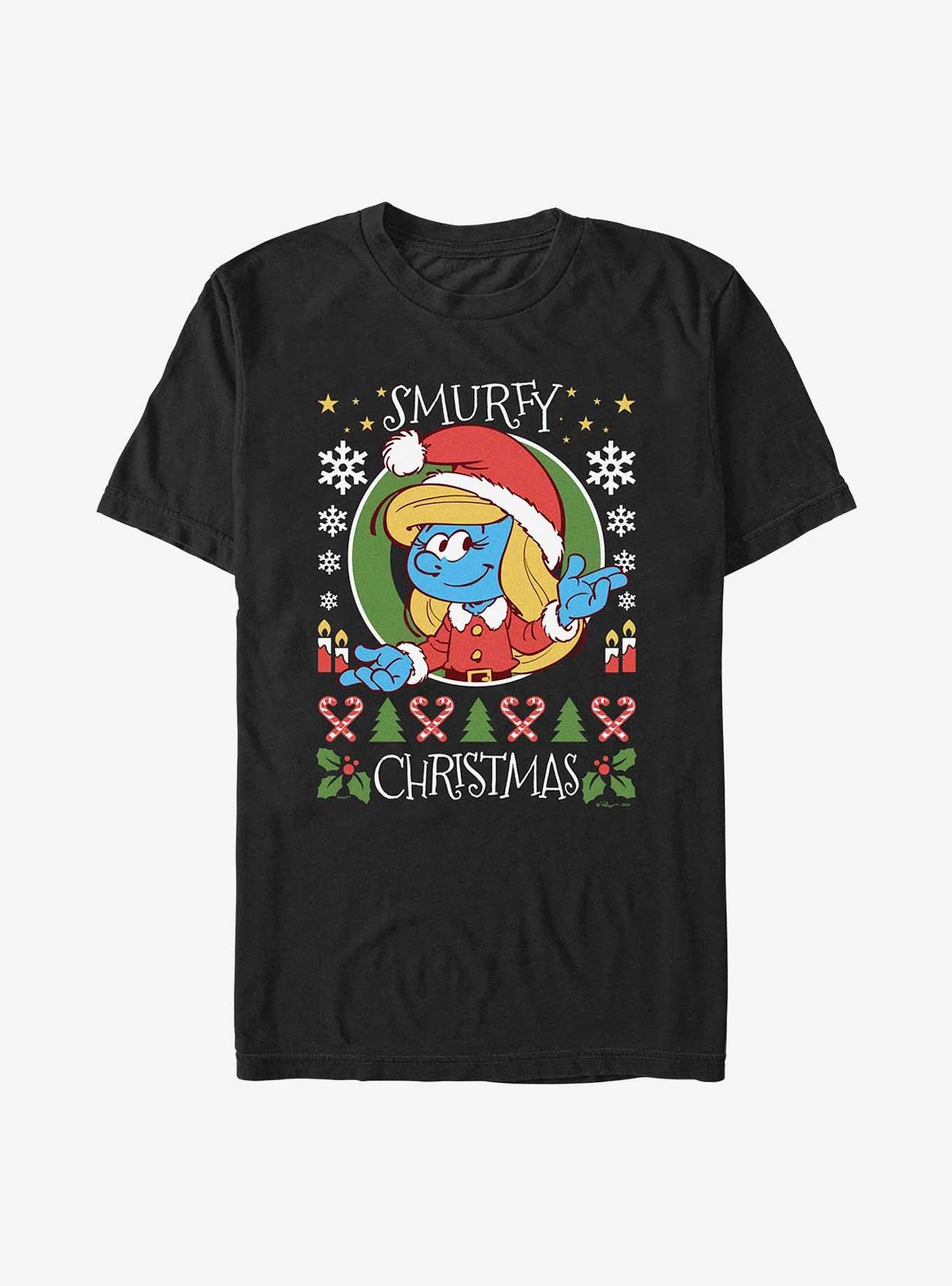 The Smurfs Merry Christmas Smurfette T-Shirt, , hi-res