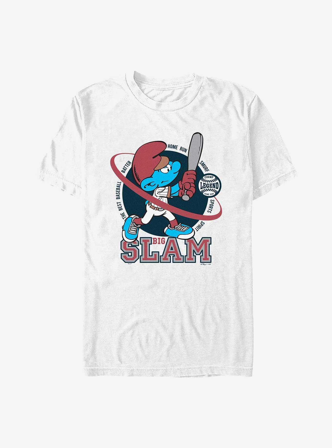 The Smurfs Big Slam T-Shirt, WHITE, hi-res