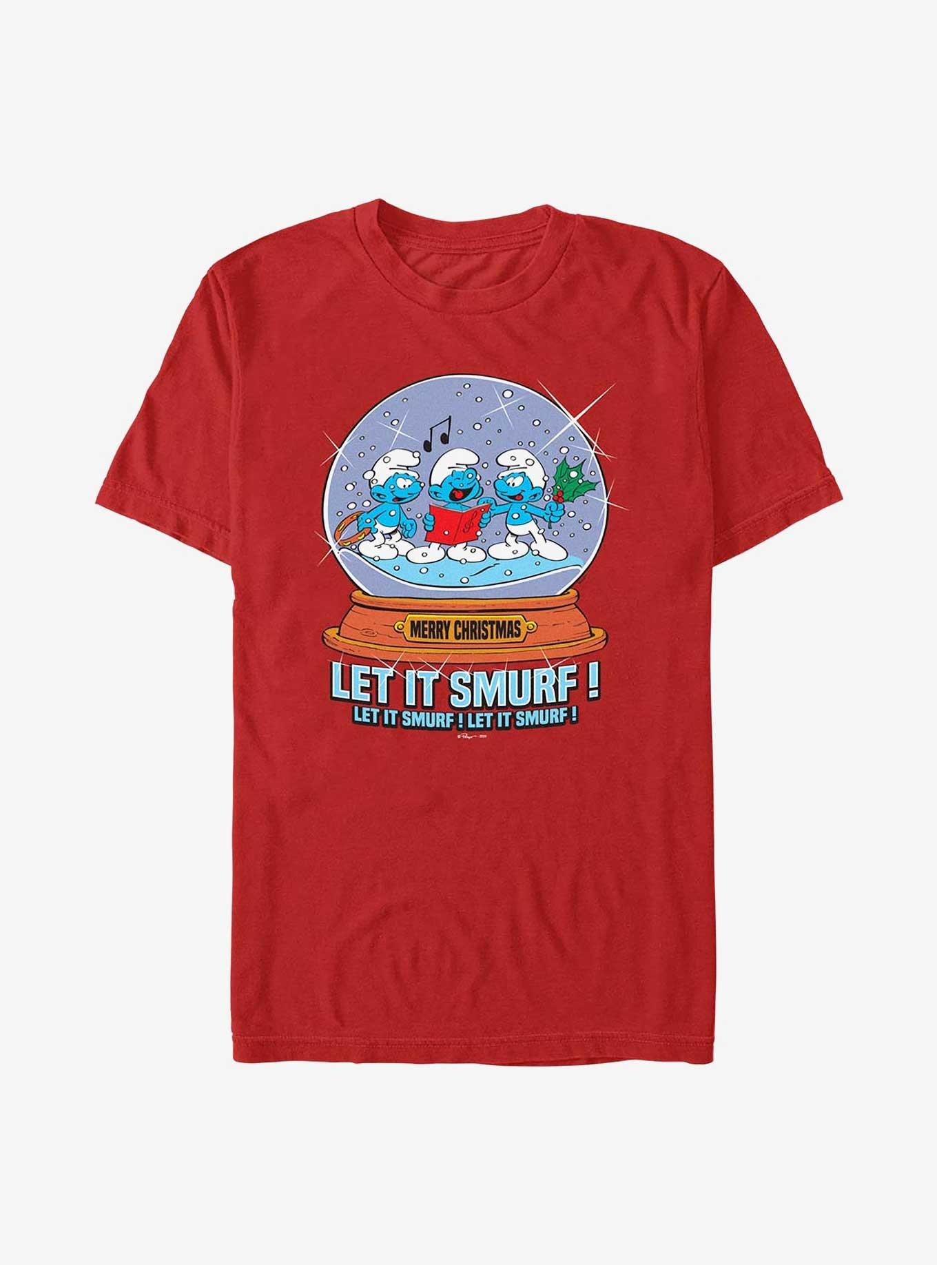The Smurfs Let It Smurf T-Shirt, RED, hi-res