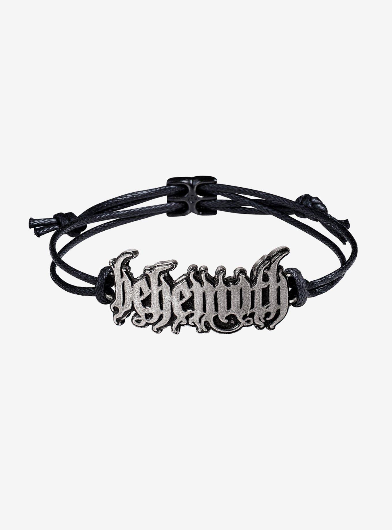 Alchemy of England Behemoth: Logo Bracelet Waxed Cord Wriststrap, , hi-res