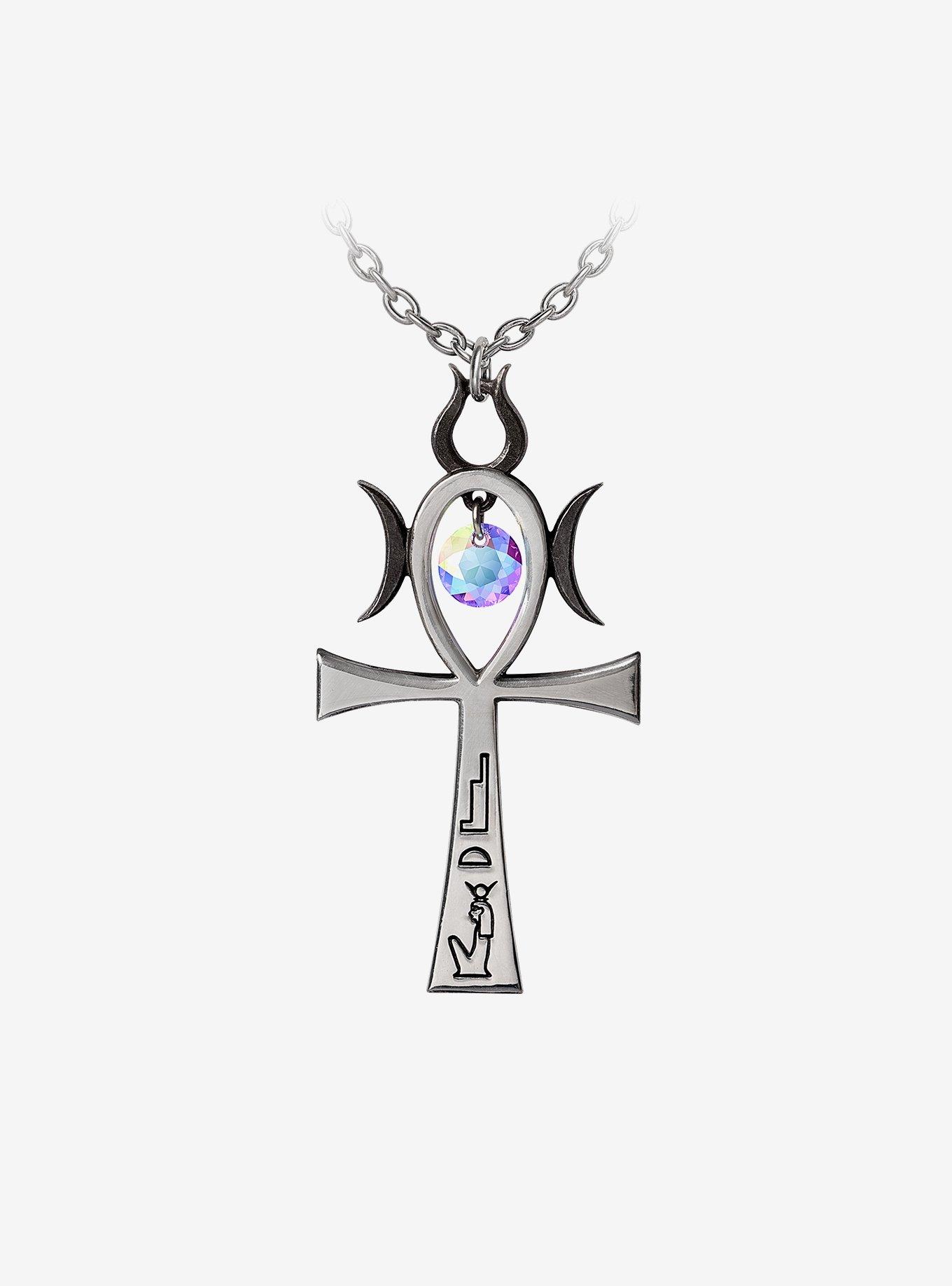 Alchemy of England Witch Ankh of Menouthis Necklace Pendant, , hi-res