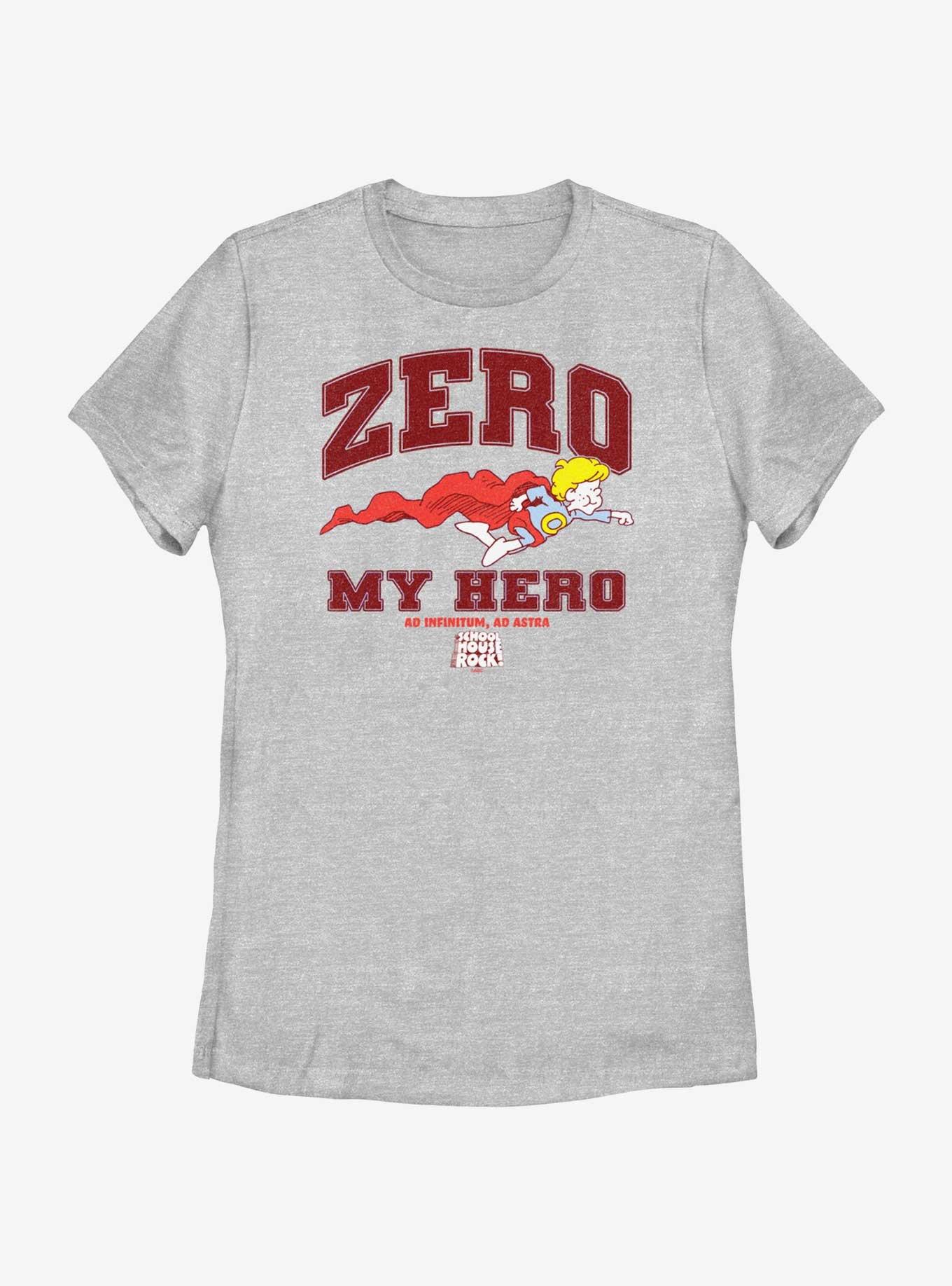 Schoolhouse Rock Collegiate Zero Hero Womens T-Shirt, , hi-res