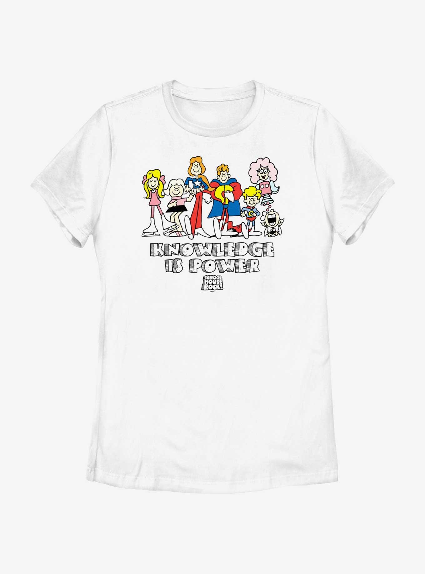 Schoolhouse Rock Knowledge Is Power Womens T-Shirt, , hi-res