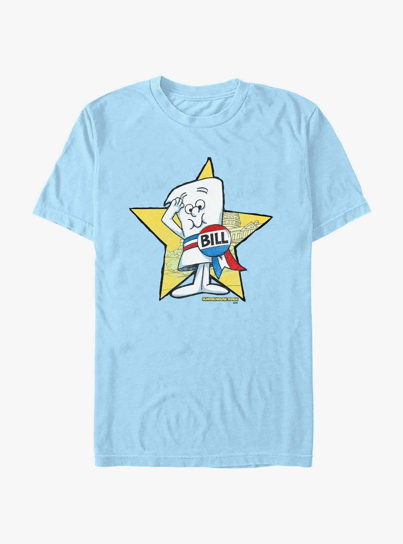 Schoolhouse Rock Capitol Bill T-Shirt, LT BLUE, hi-res