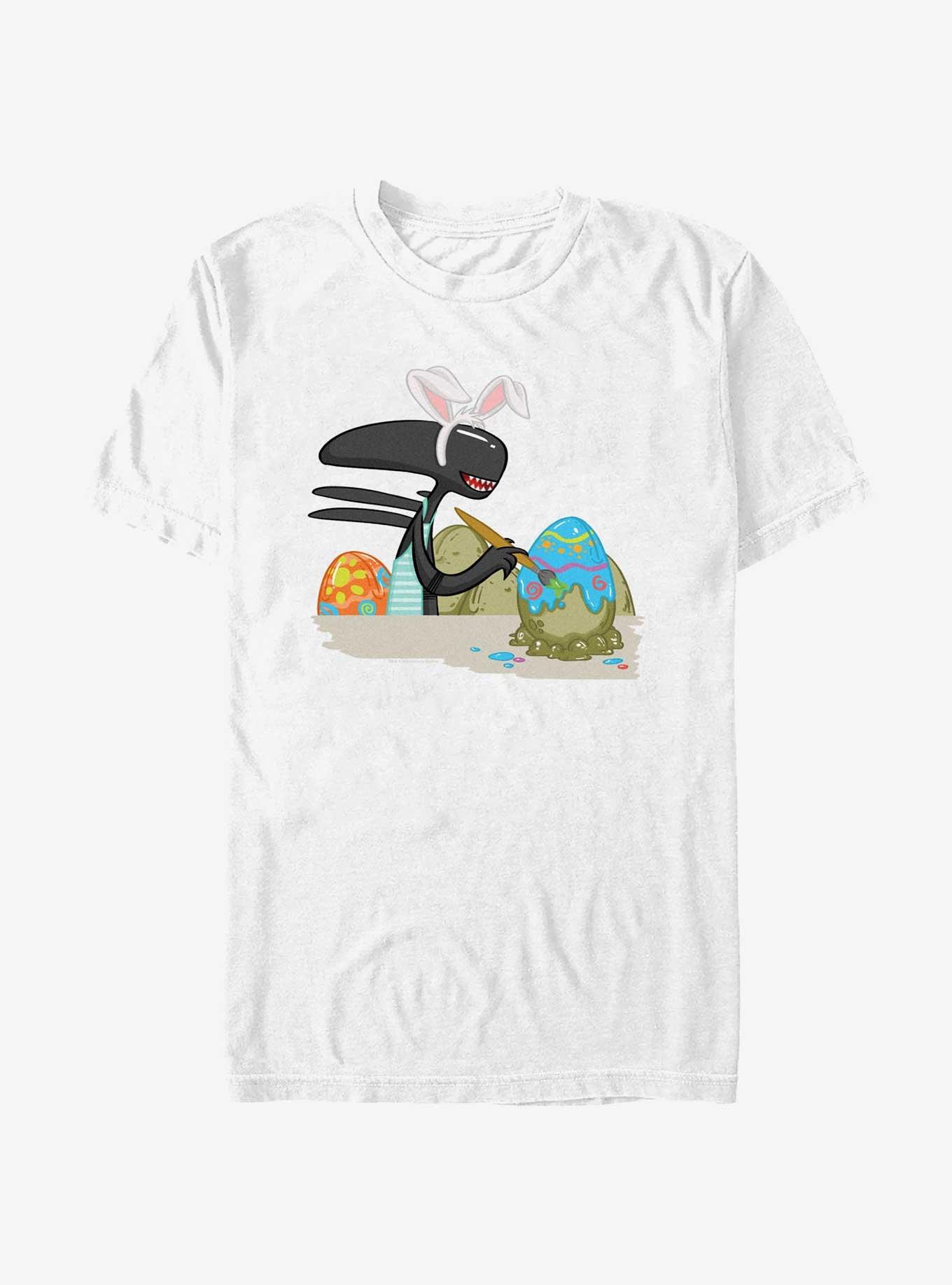 Alien Painting Easter Eggs T-Shirt, , hi-res