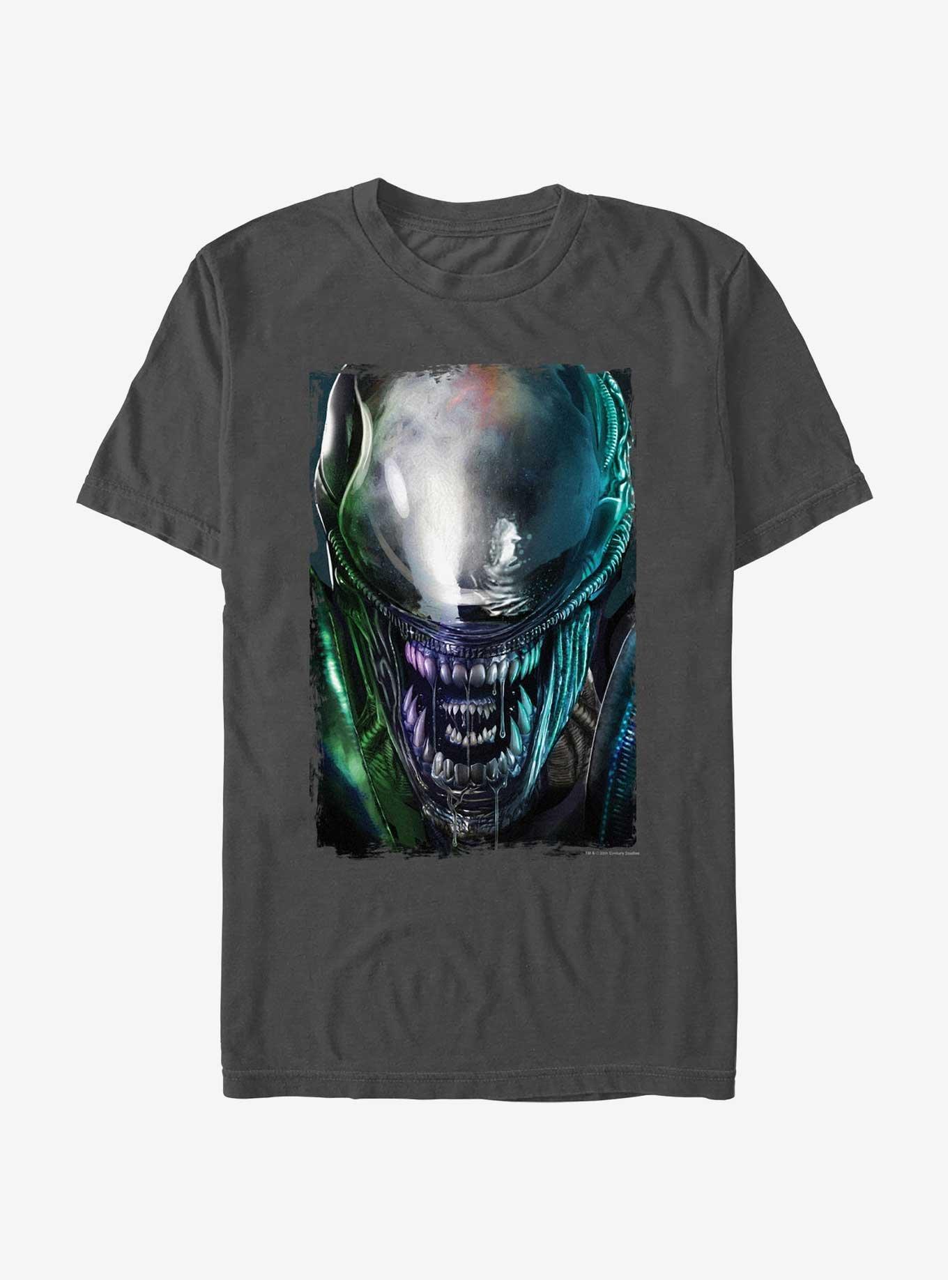 Alien Xenomorph Fase Close Up T-Shirt, , hi-res