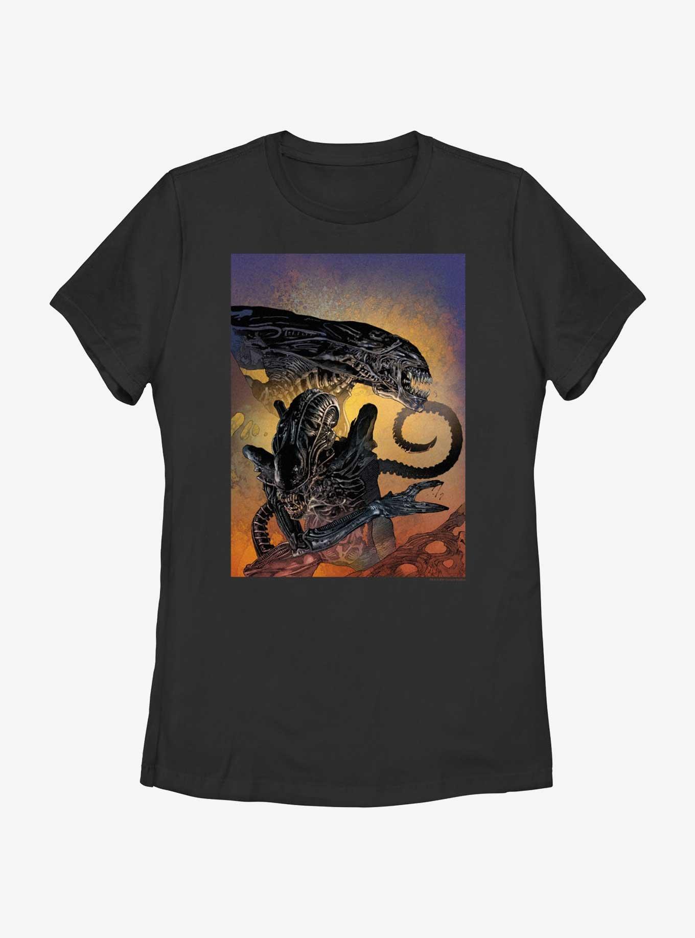 Alien Two Xenomorphs Womens T-Shirt, , hi-res