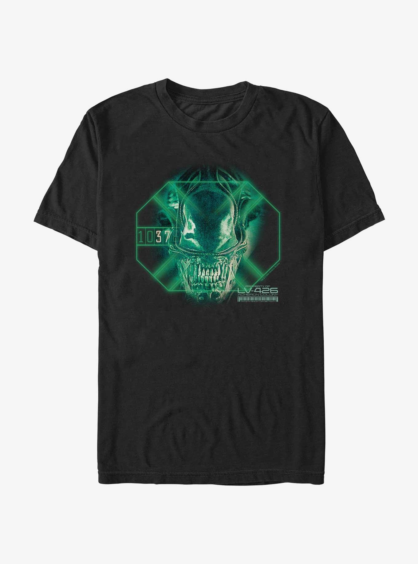 Alien Scan Form 1037 T-Shirt, BLACK, hi-res