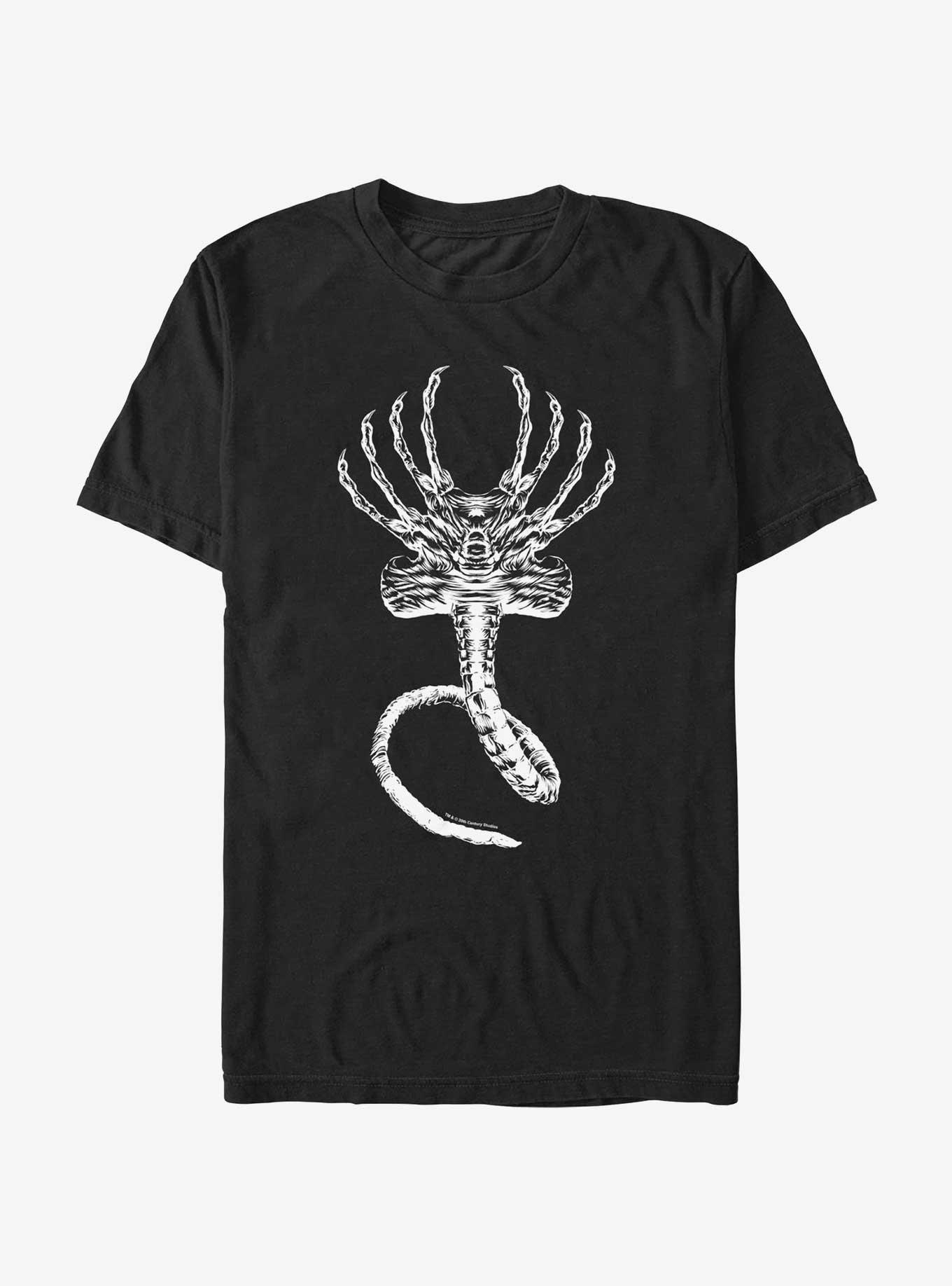 Alien Face Hugger Extended T-Shirt, , hi-res