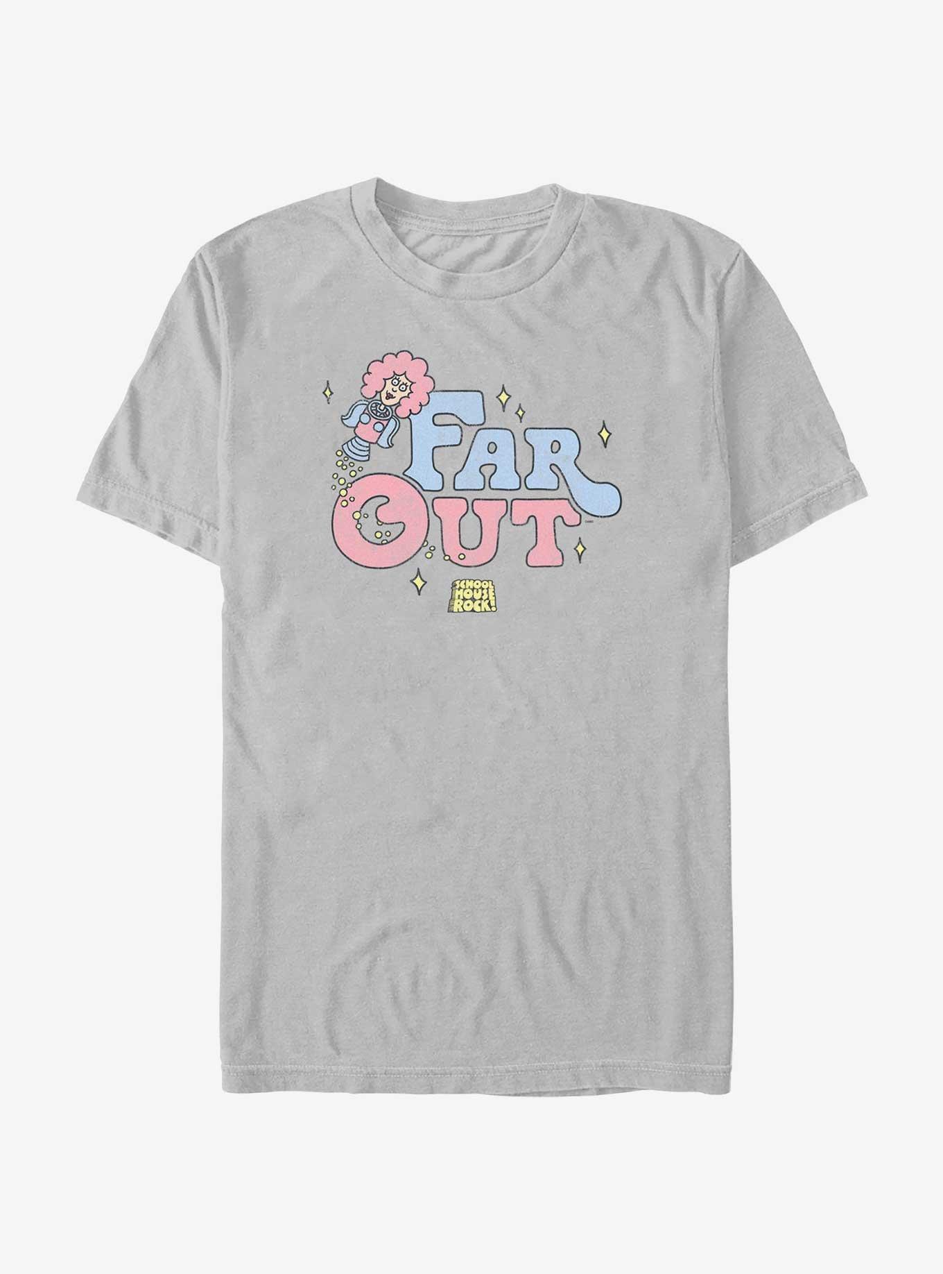 Schoolhouse Rock Far Out T-Shirt, SILVER, hi-res