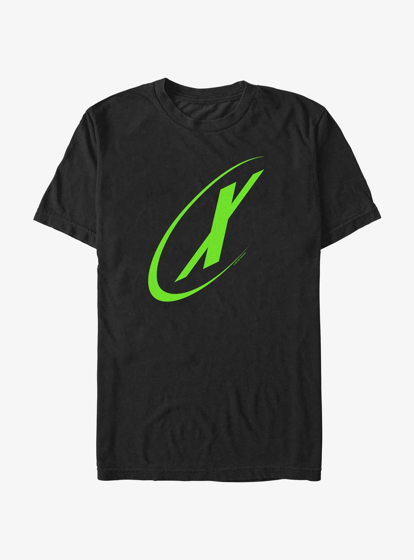 X-Files X Logo T-Shirt, BLACK, hi-res