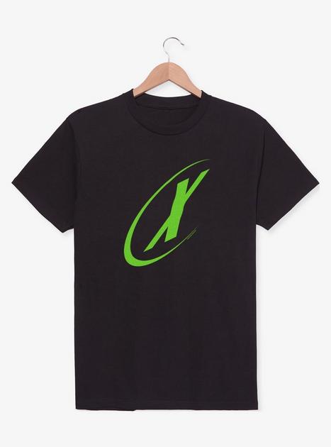 X-Files X Logo T-Shirt - BLACK | BoxLunch