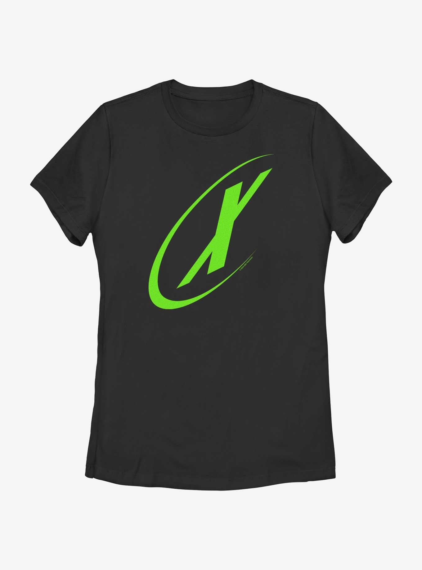 X-Files X Logo Womens T-Shirt, BLACK, hi-res