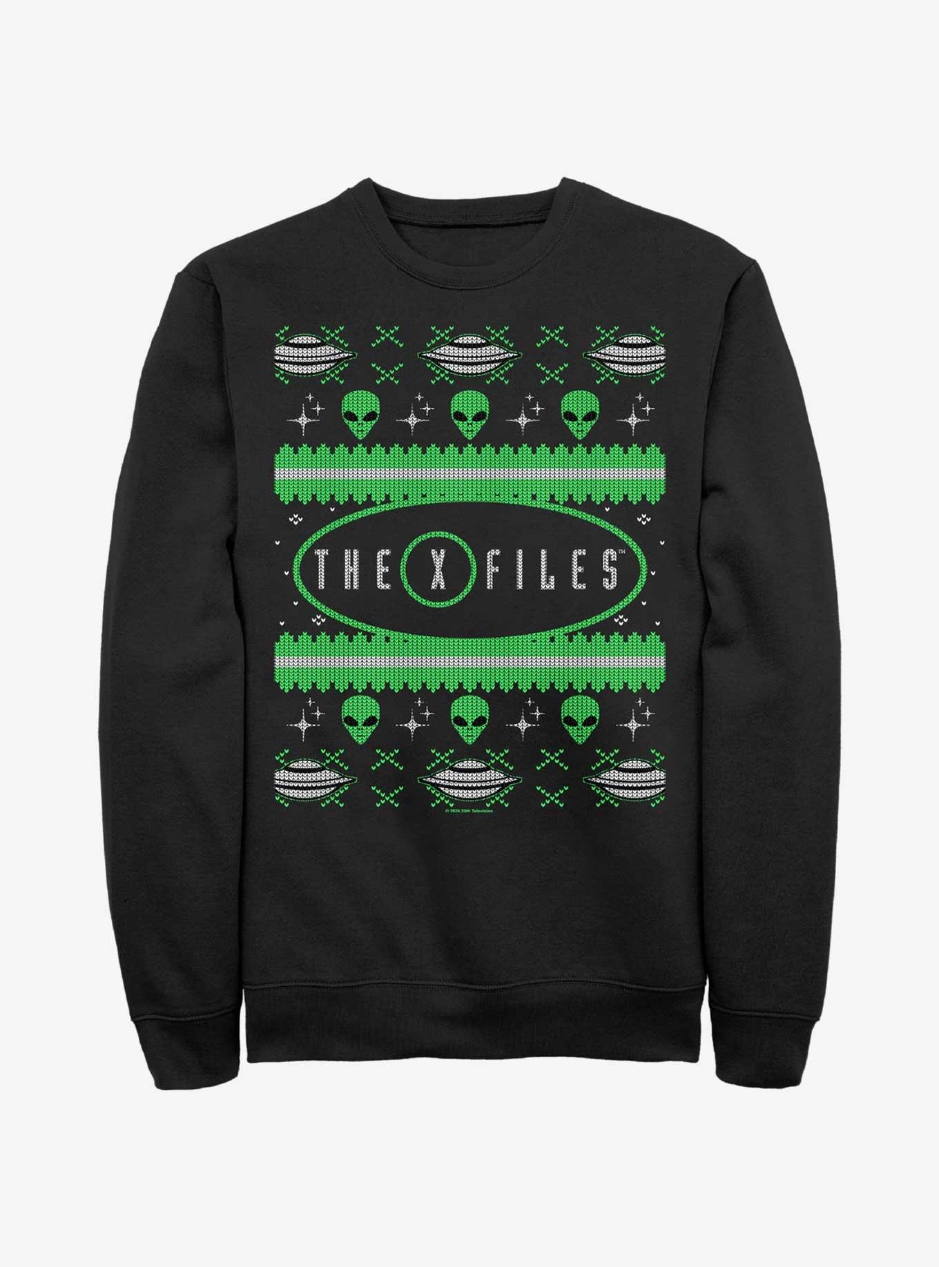 X-Files Ugly Sweater Sweatshirt, BLACK, hi-res