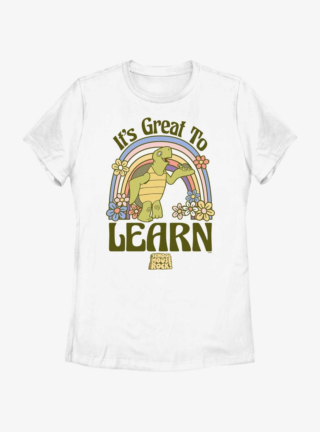 Schoolhouse Rock It's Great To Learn Womens T-Shirt, WHITE, hi-res