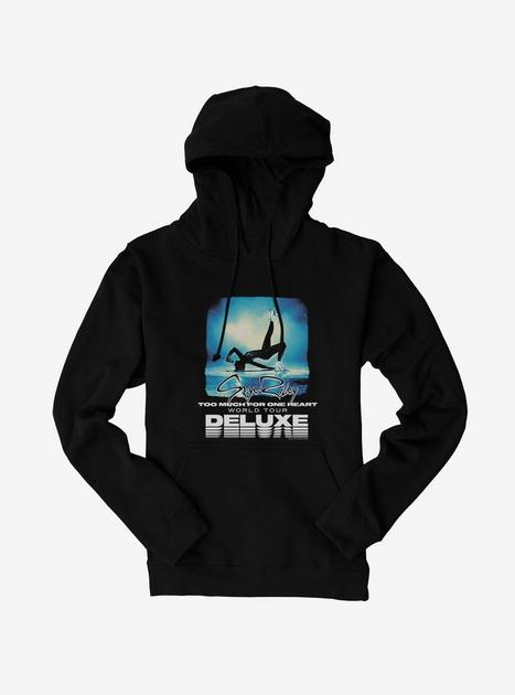 [GRAVER]★ELBOW SKY BLUE HEART SMILE HOODIE Smiley Hoodie Light Blue - Alpha Apparel Company