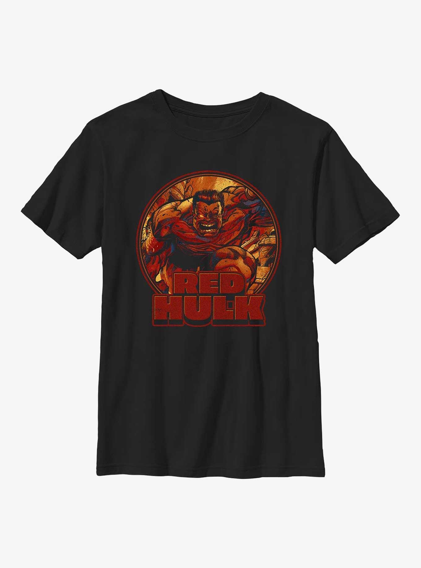 Marvel Red Hulk Big Mad Youth T-Shirt, , hi-res