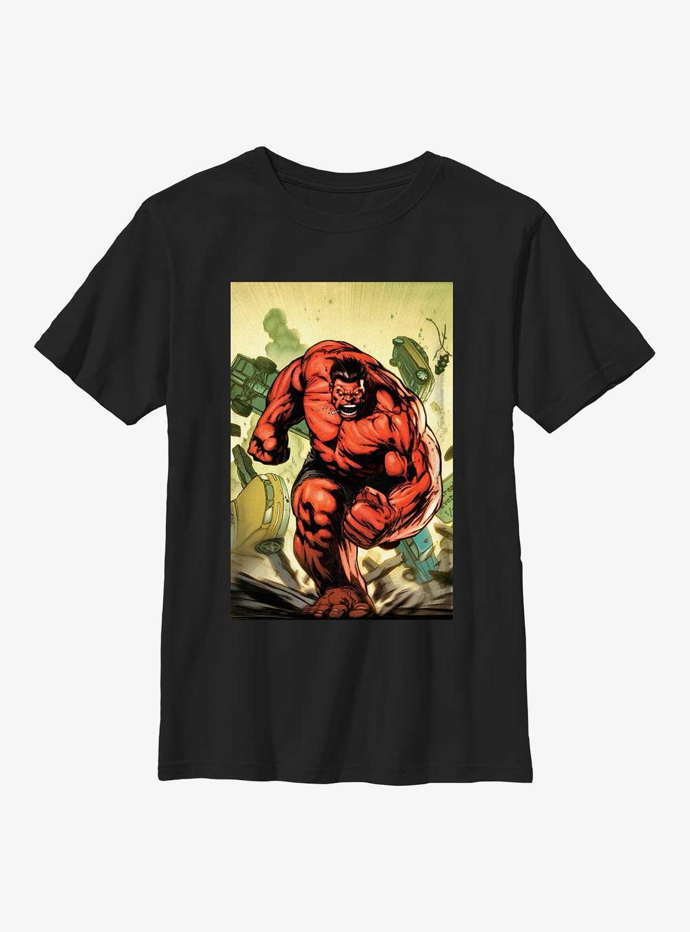 Marvel Red Hulk Crash Youth T-Shirt, , hi-res