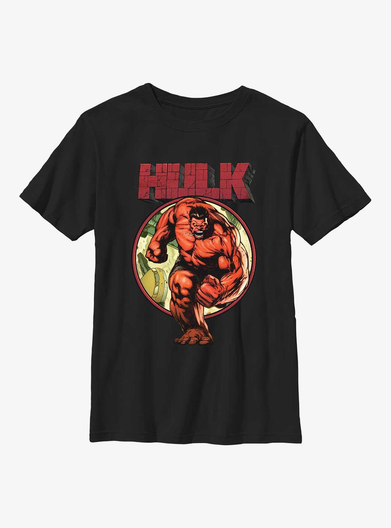 Marvel Red Hulk Raging Youth T-Shirt, , hi-res