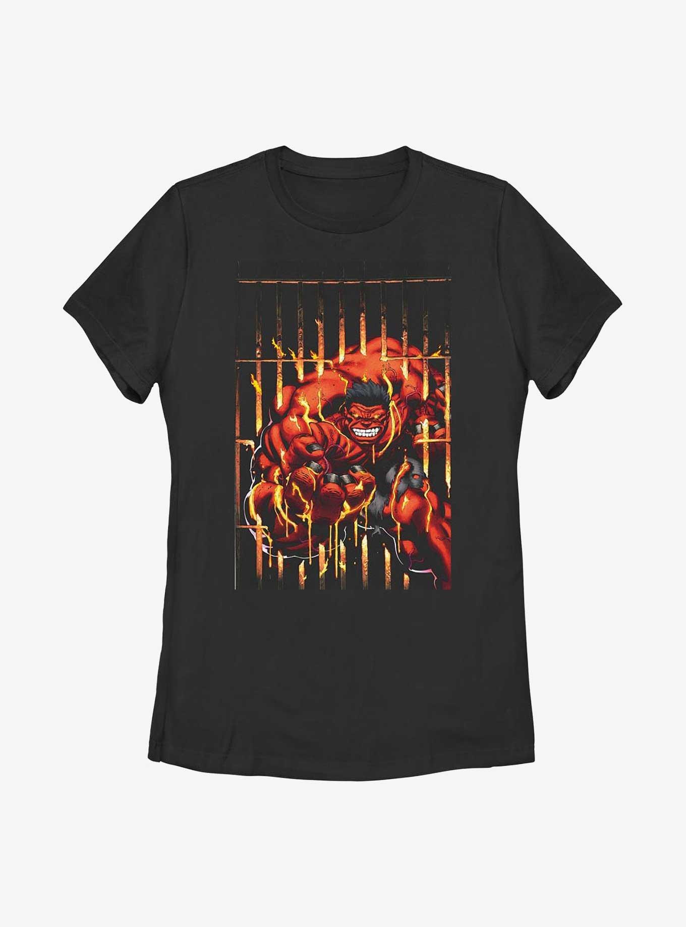 Marvel Red Hulk Cage Womens T-Shirt, , hi-res