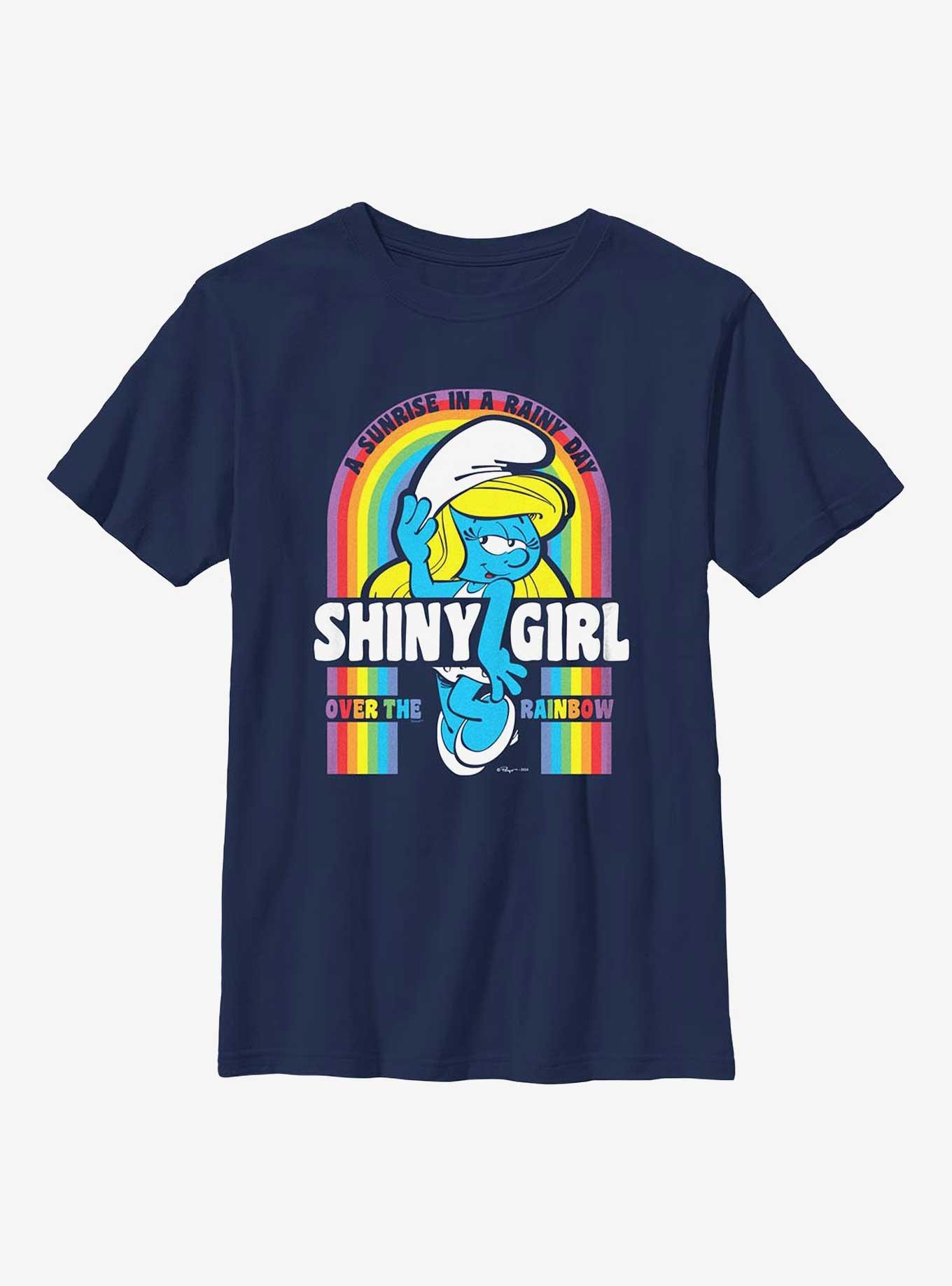 The Smurfs Shiny Girl Youth T-Shirt, , hi-res