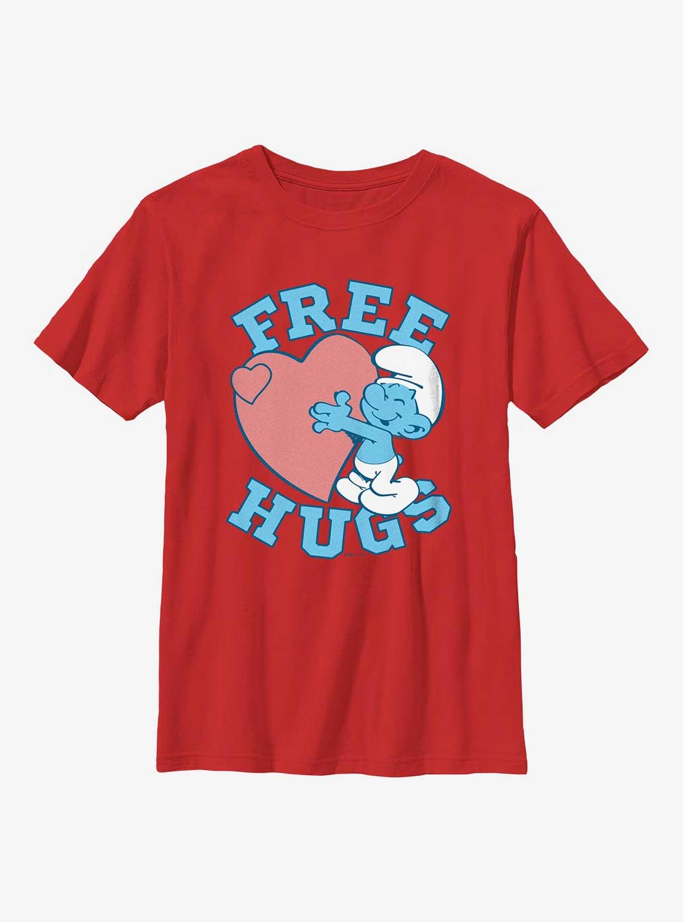 The Smurfs Free Hugs Youth T-Shirt, , hi-res