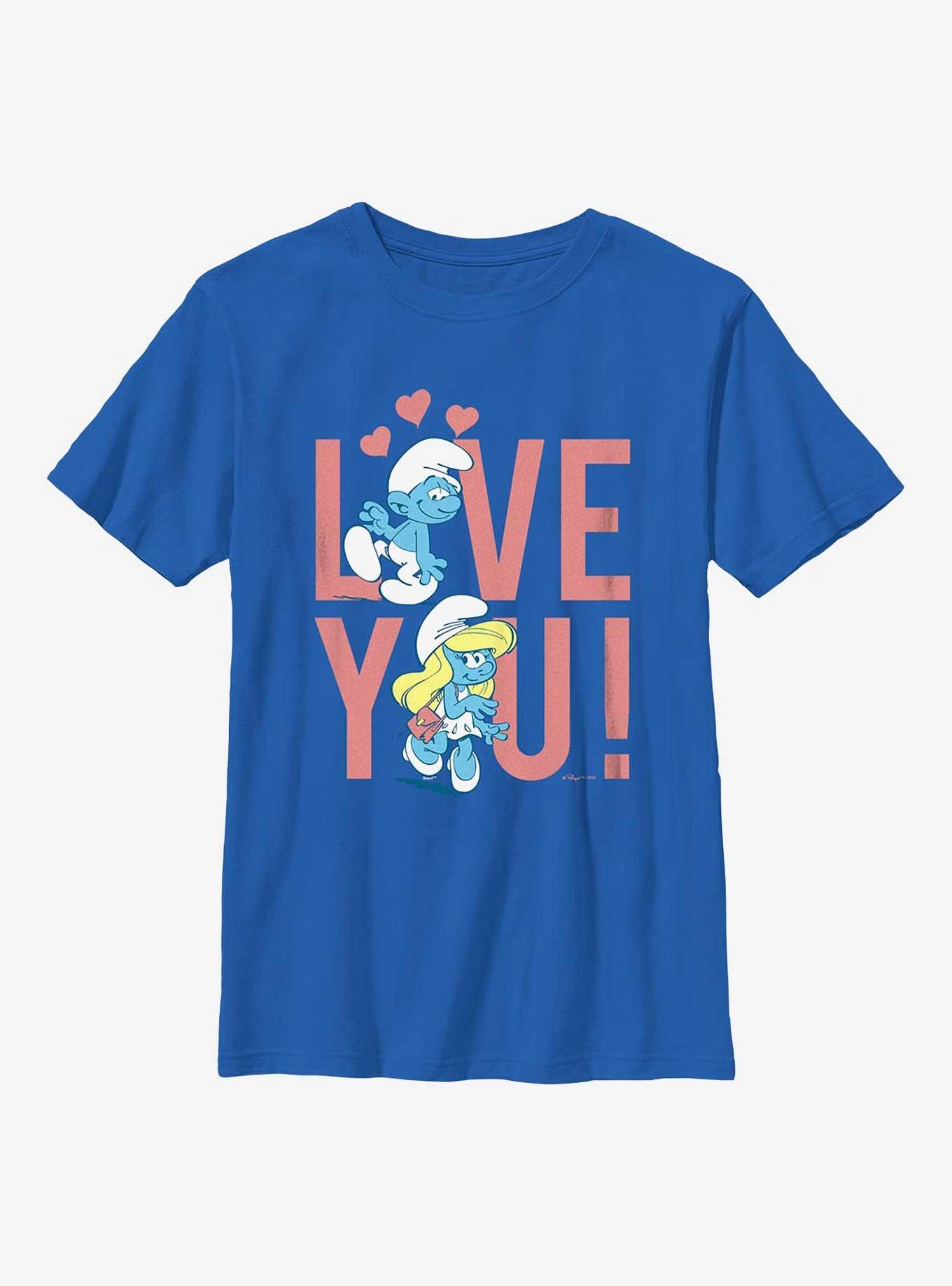 The Smurfs Love You Youth T-Shirt, , hi-res