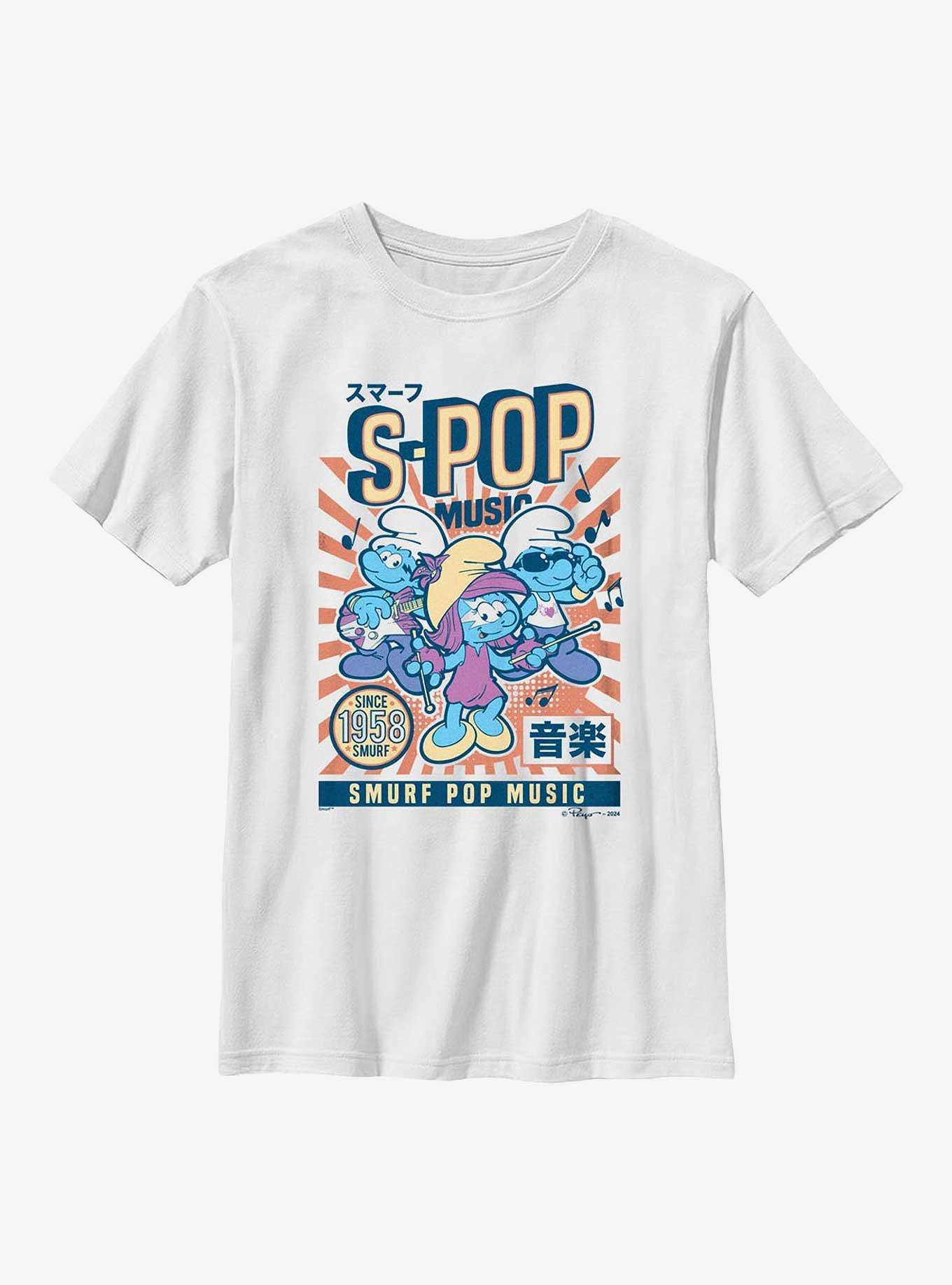 The Smurfs Spop Music Smurfs Youth T-Shirt, , hi-res