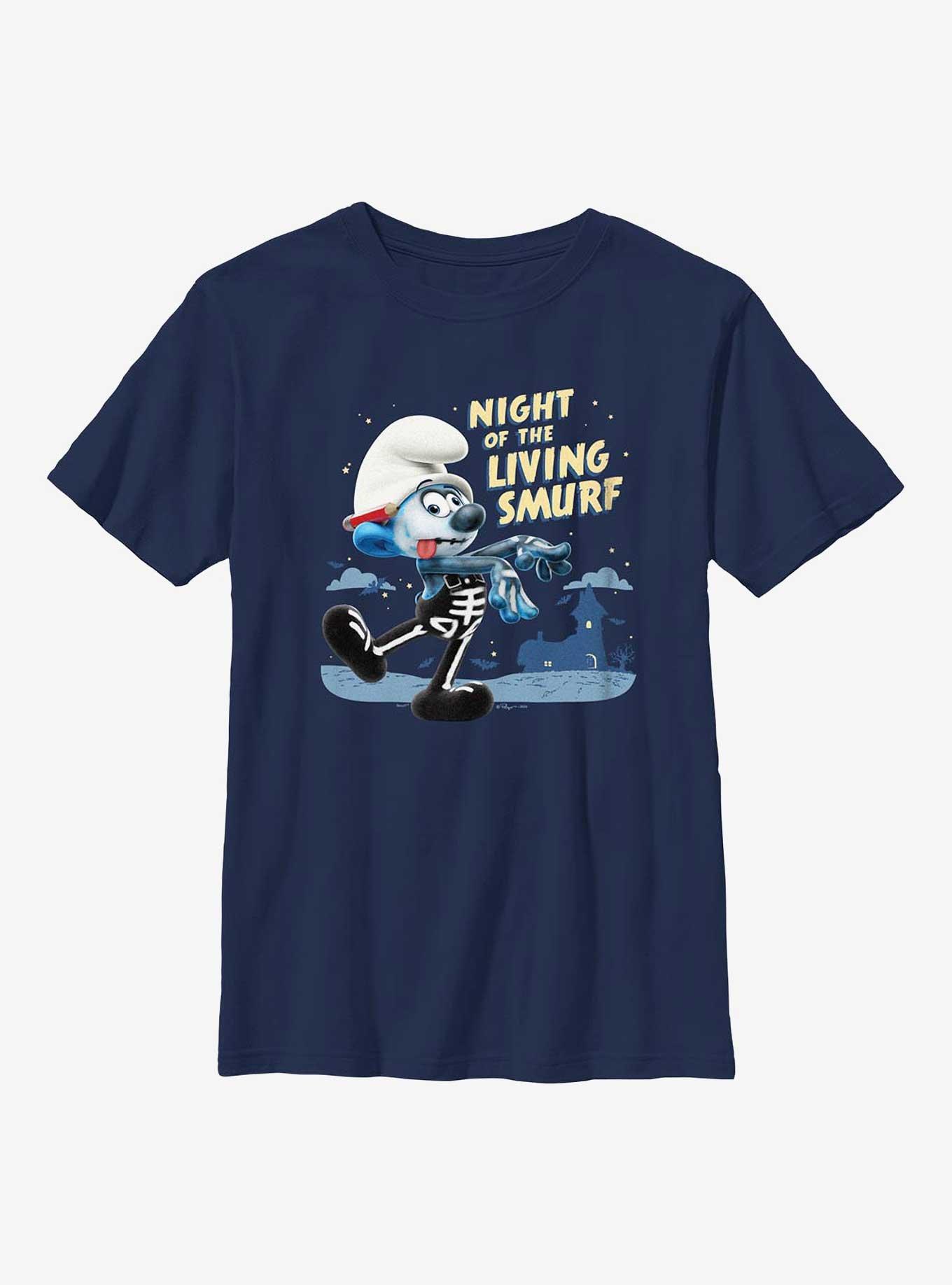 The Smurfs Night Of The Living Smurf Youth T-Shirt, , hi-res