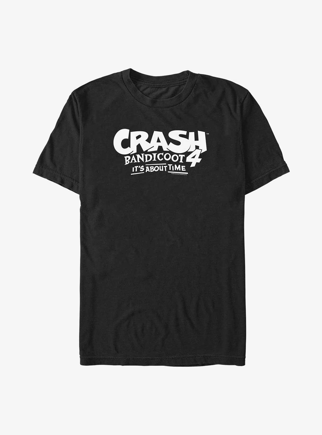 Crash Bandicoot 4 Logo T-Shirt, BLACK, hi-res