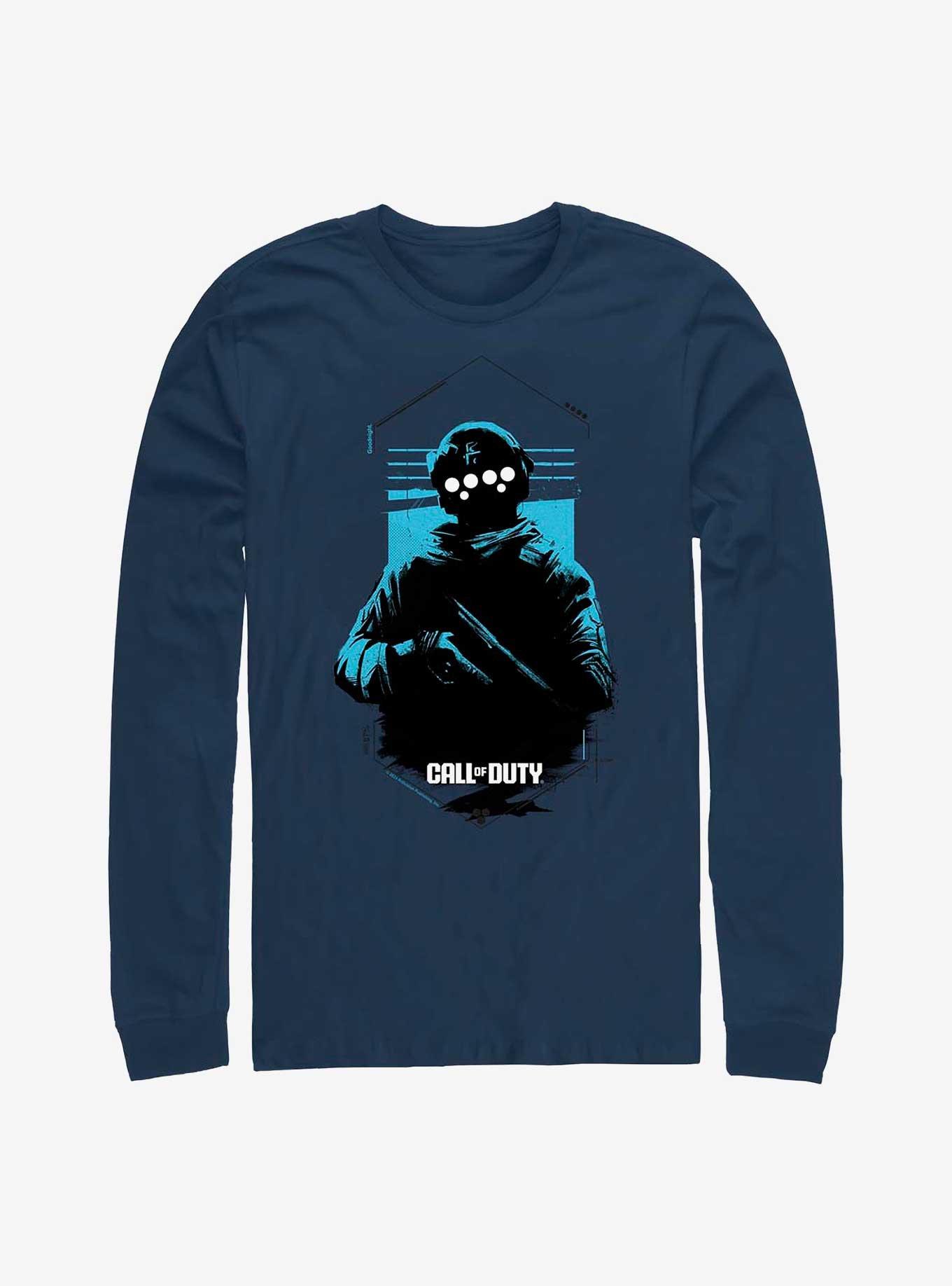 Call of Duty Mask Long-Sleeve T-Shirt, NAVY, hi-res