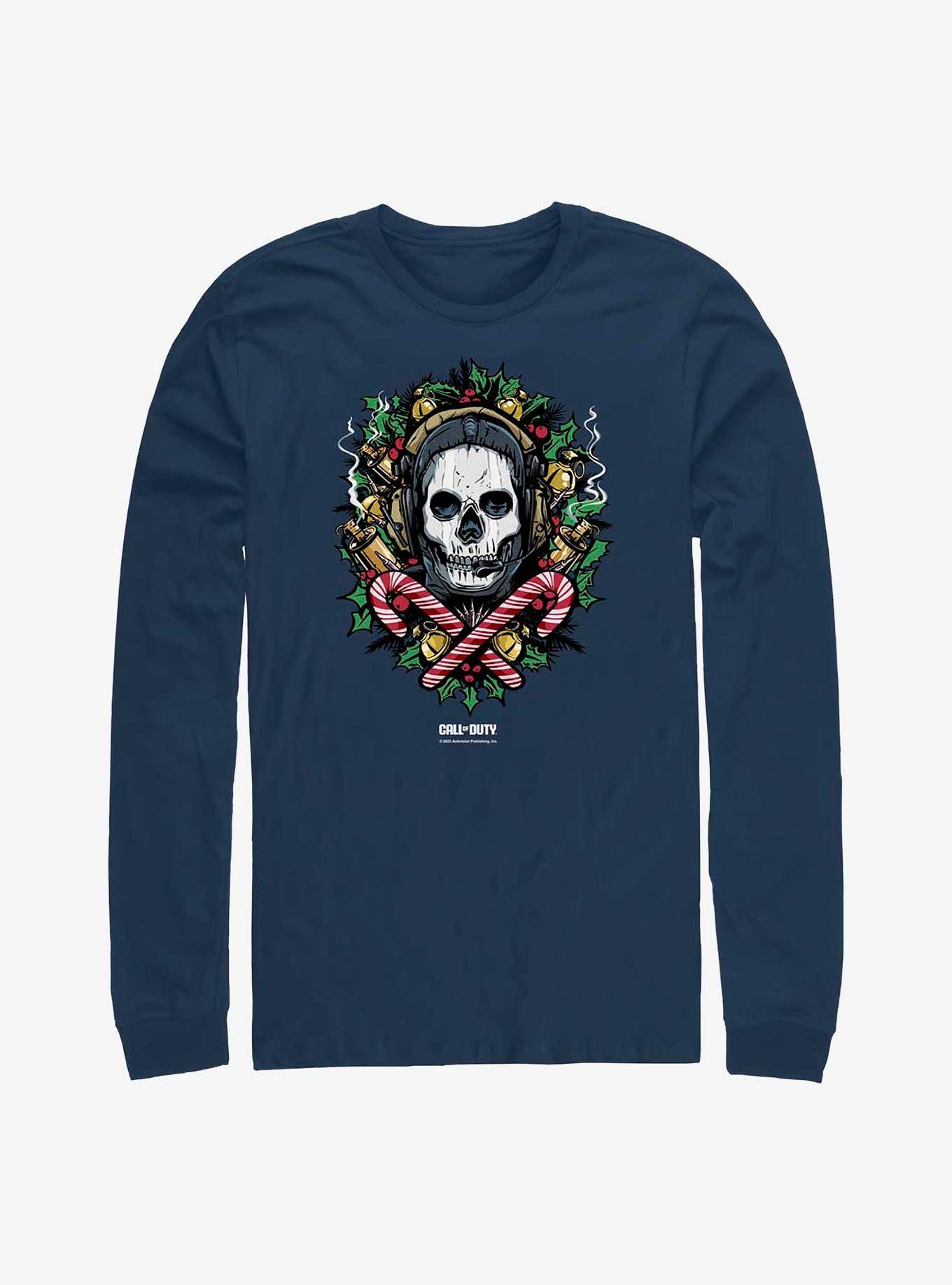 Call of Duty Warfare Wreath Long-Sleeve T-Shirt, , hi-res