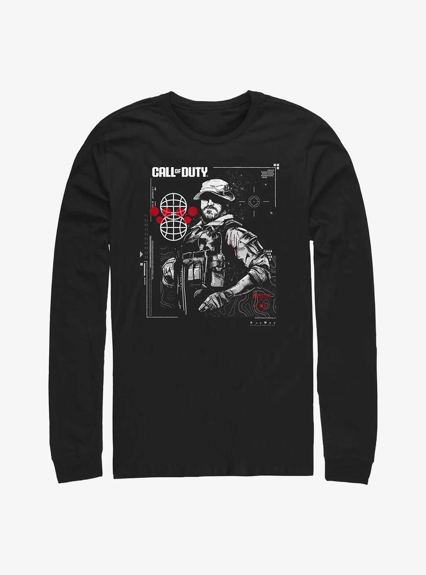 Call of Duty Streetwear Schematic Long-Sleeve T-Shirt, BLACK, hi-res