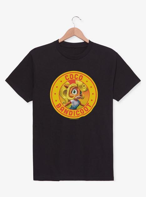 ココt Crash Bandicoot Coco Portrait T-Shirt - BLACK | BoxLunch