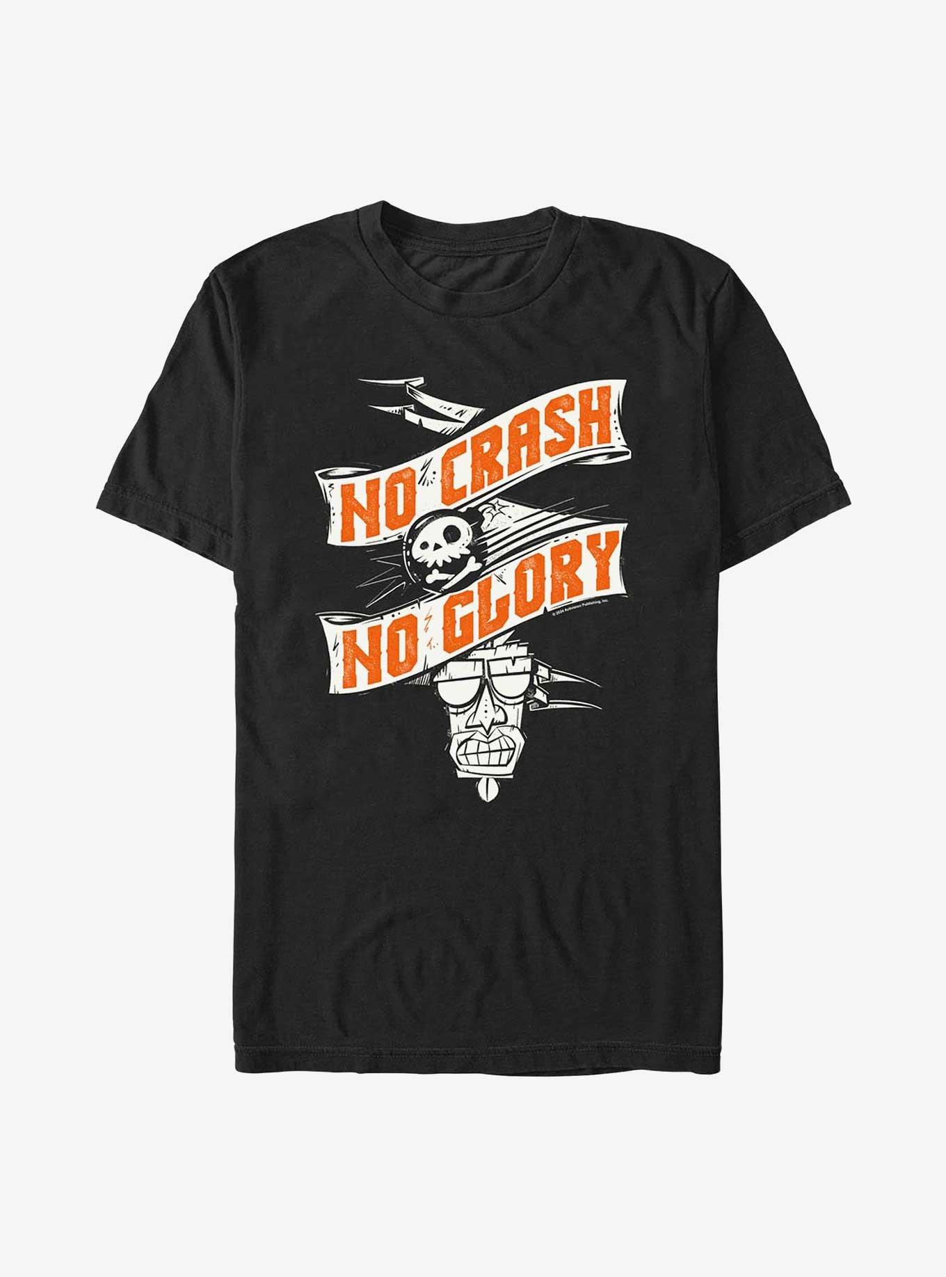 Crash Bandicoot No Crash No Glory T-Shirt, BLACK, hi-res