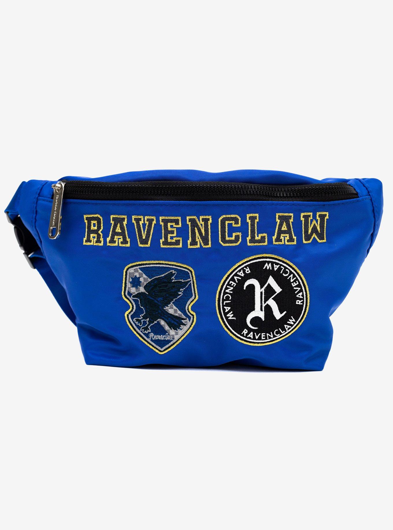 Harry Potter Ravenclaw Patches Embroidered Blue Canvas Fanny Pack, , hi-res