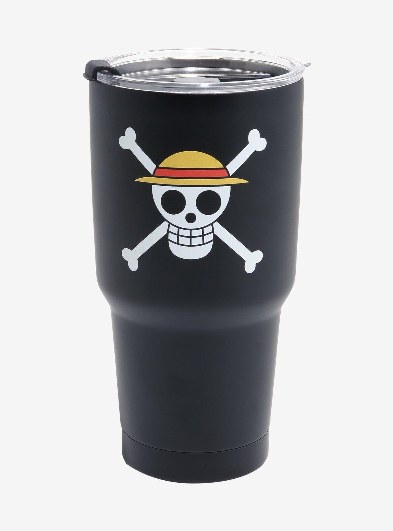 One Piece Straw Hat Crew Jolly Roger Travel Mug | BoxLunch