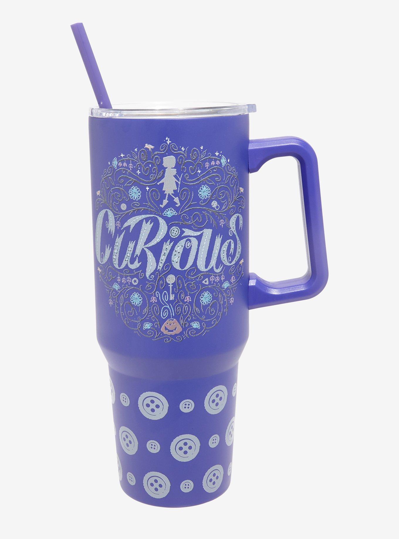 Coraline Curious Garden Tumbler With Straw — BoxLunch Exclusive, , hi-res