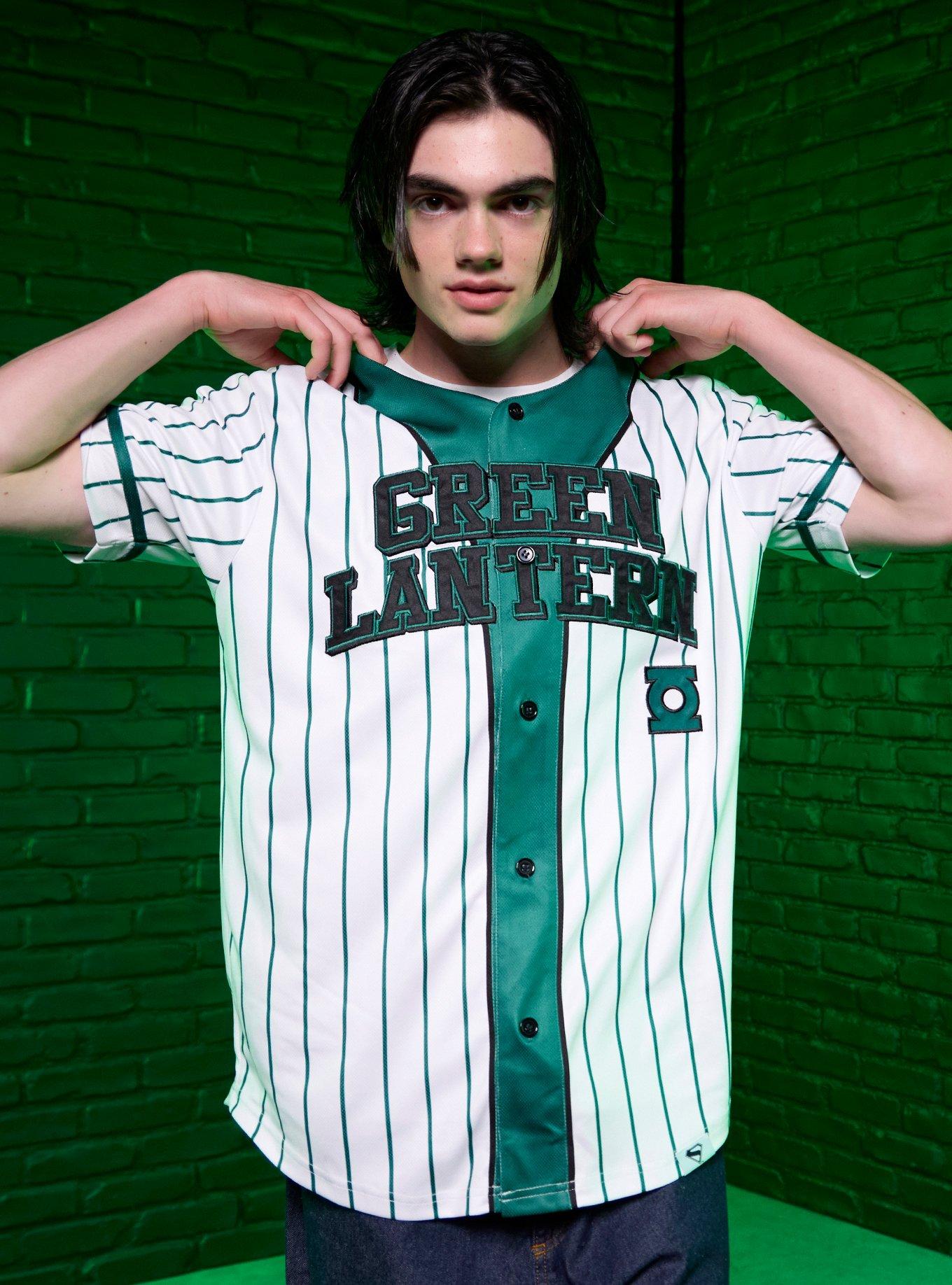 DC Comics Superman Green Lantern Baseball Jersey