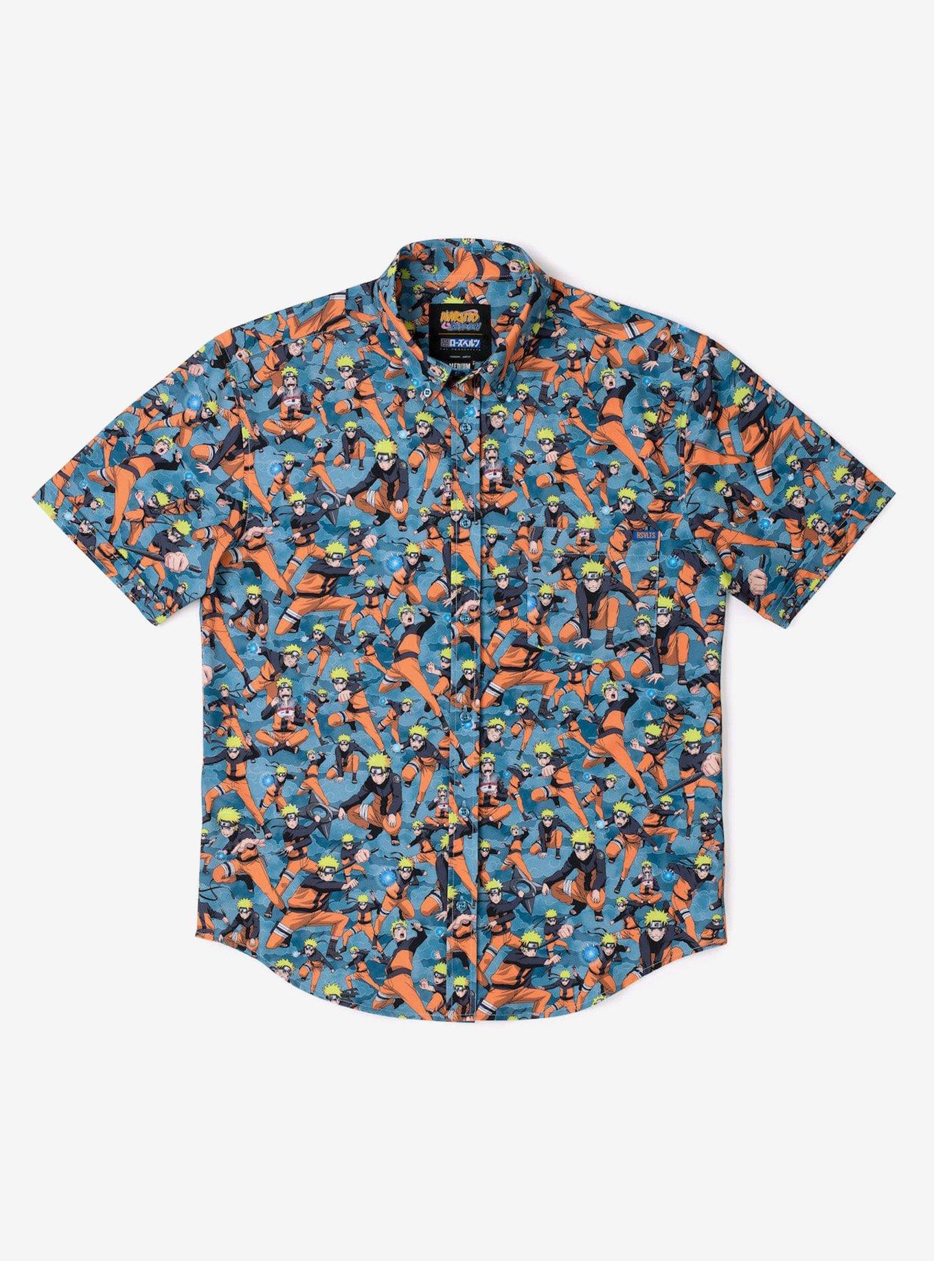 RSVLTS x Naruto Shippuden "Naruto" Button-Up Shirt, , hi-res