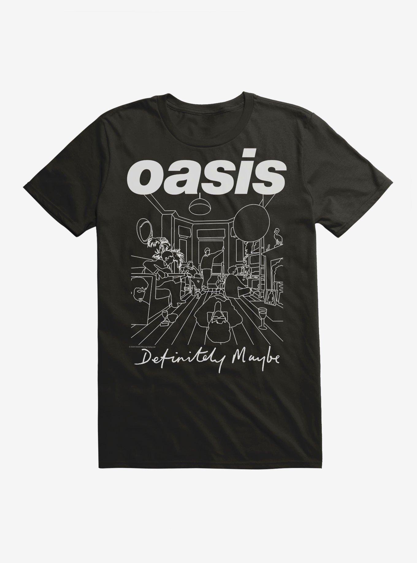 Oasis Definitely Maybe Line Drawing T-Shirt, , hi-res