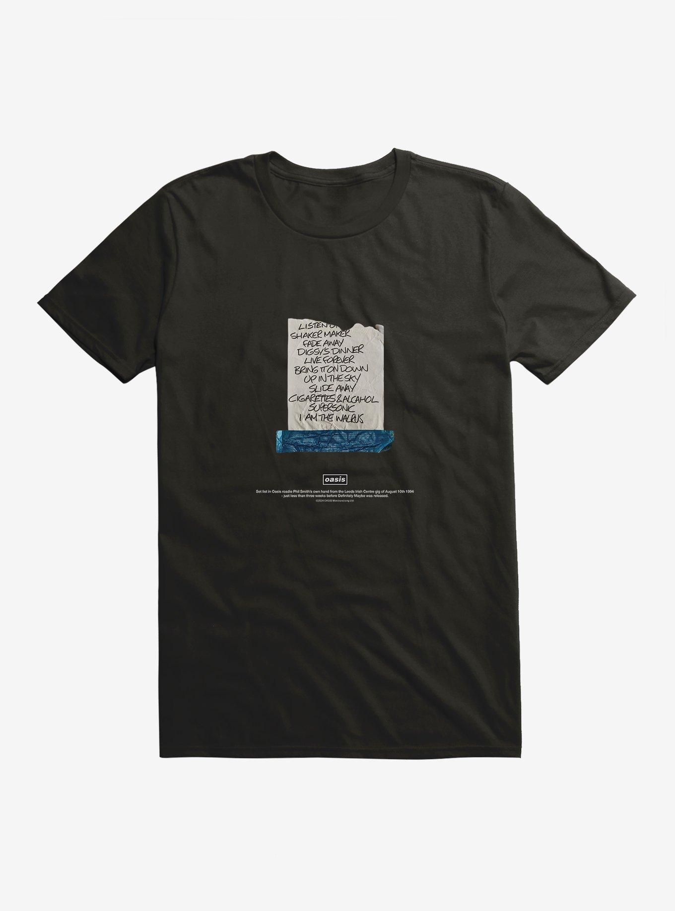 Oasis Set List T-Shirt, , hi-res