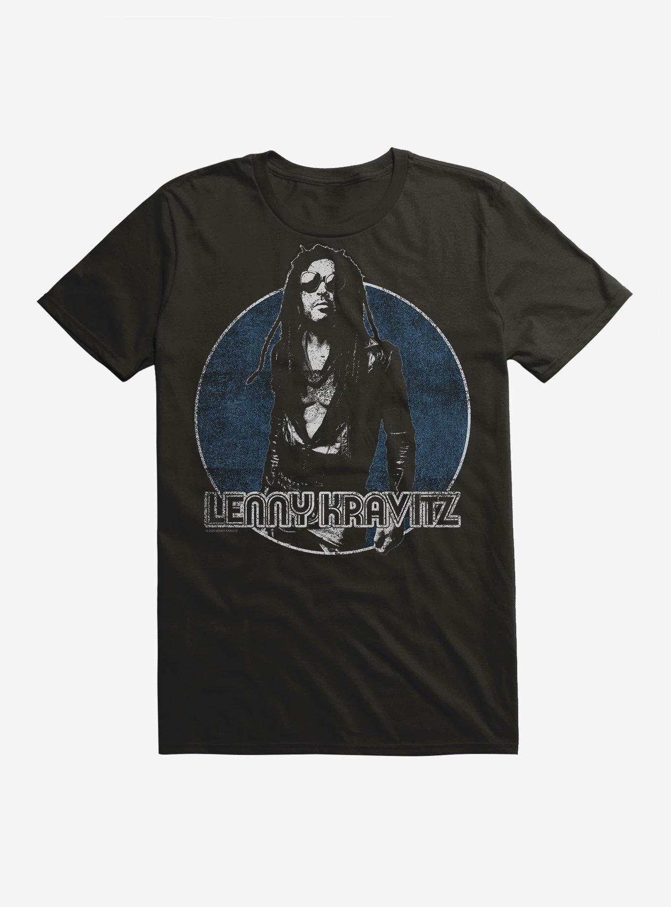 Lenny Kravitz Pose T-Shirt, BLACK, hi-res