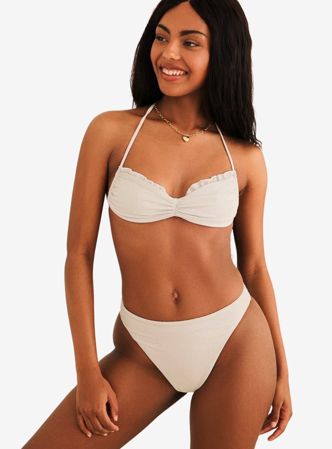 Dippin' Daisy's Valentina Tie Straps Bandeau Swim Top Diamond, , hi-res