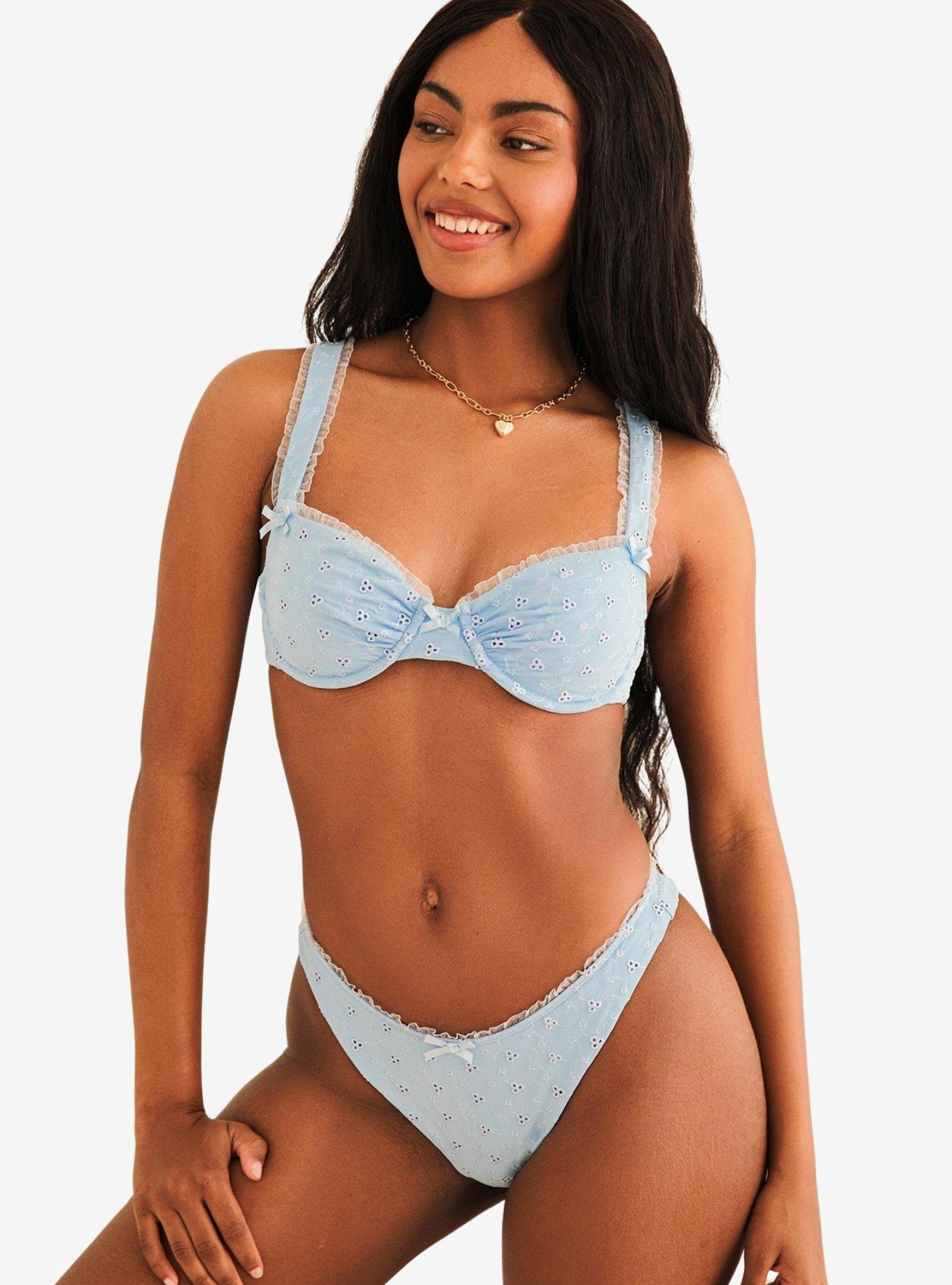 Dippin' Daisy's Priscilla Underwire Swim Top Baby Blue, , hi-res