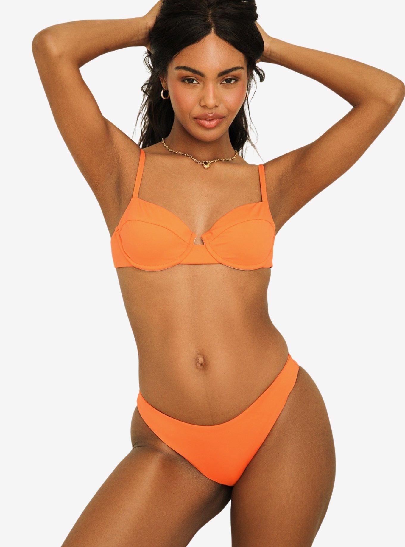 Dippin' Daisy's Nocturnal Cheeky Swim Bottom Blood Orange, , hi-res