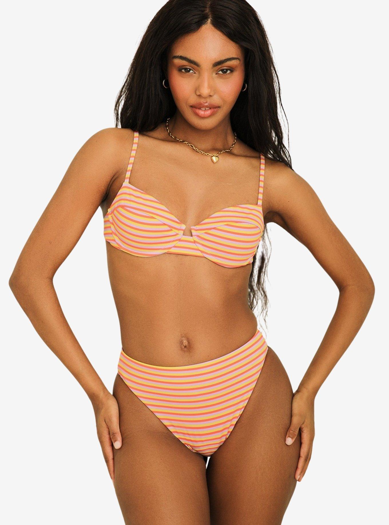 Dippin' Daisy's Gigi Underwire Swim Top Strawberry Lemonade, , hi-res
