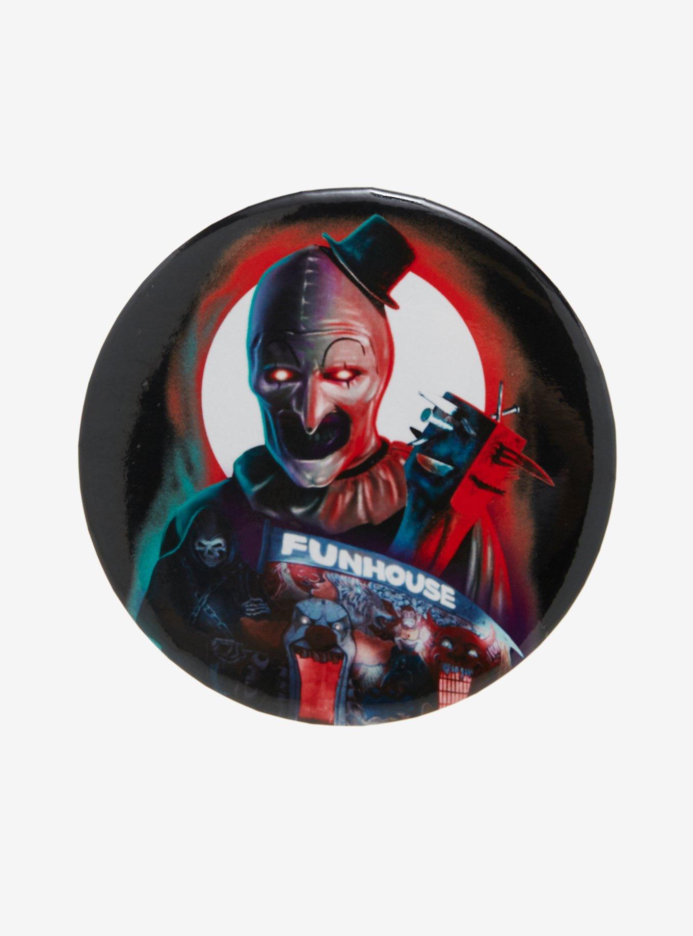 Terrifier Art Fun House 3 Inch Button, , hi-res