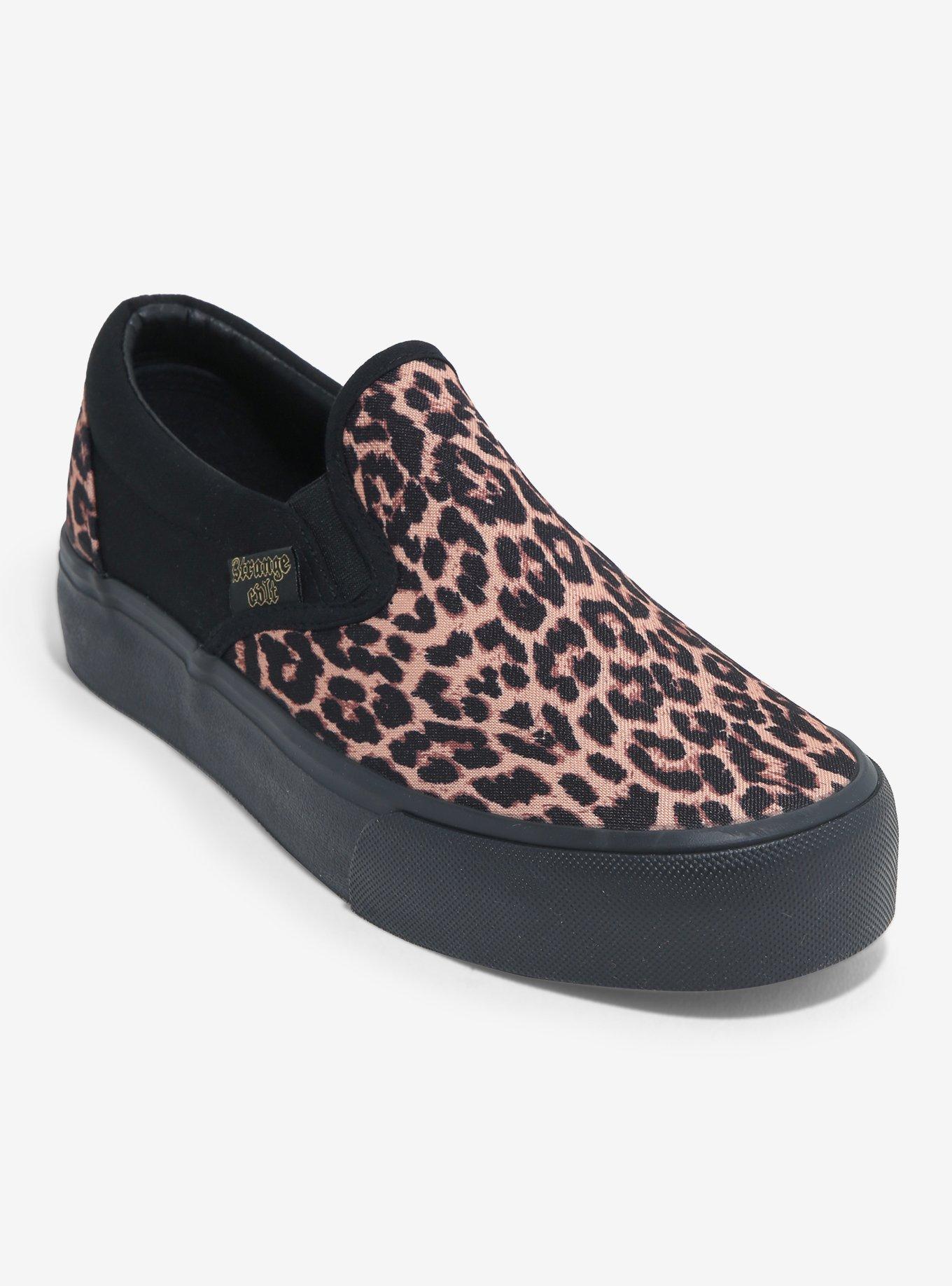 Strange Cvlt Leopard Slip-On Sneakers, , hi-res