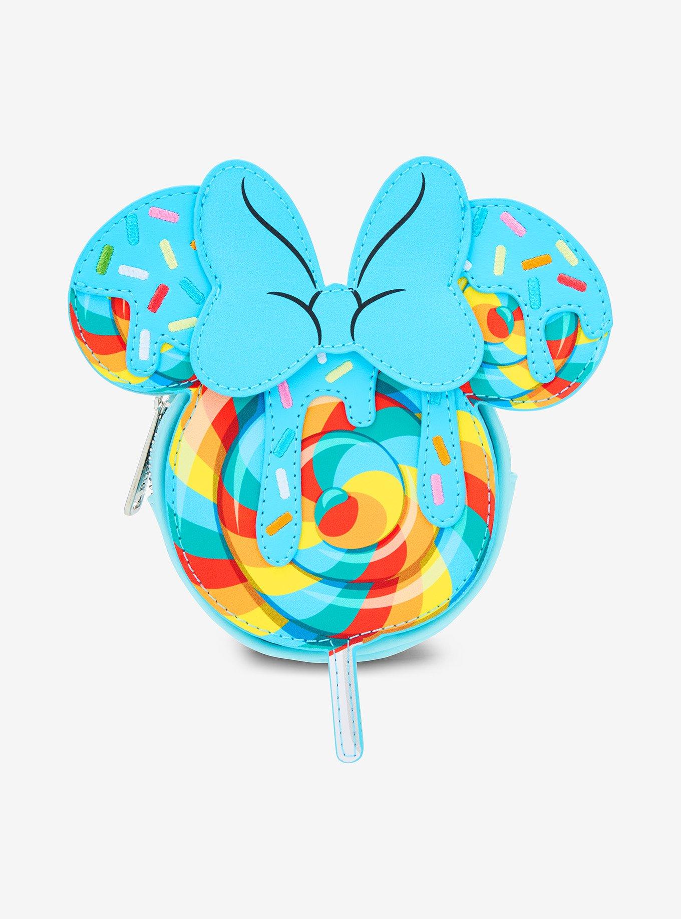 Loungefly Disney Minnie Mouse Blue Lollipop Figural Coin Purse - BoxLunch Exclusive